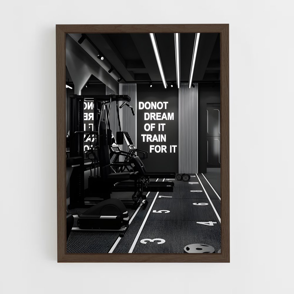 Poster Combat Noir – affiche Compétitions de gymnastique (vue 5)